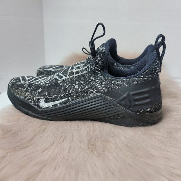 Nike React Metcon Black White Women's Athletic Running Sneakers Shoes Size 8 - Picture 3 of 6